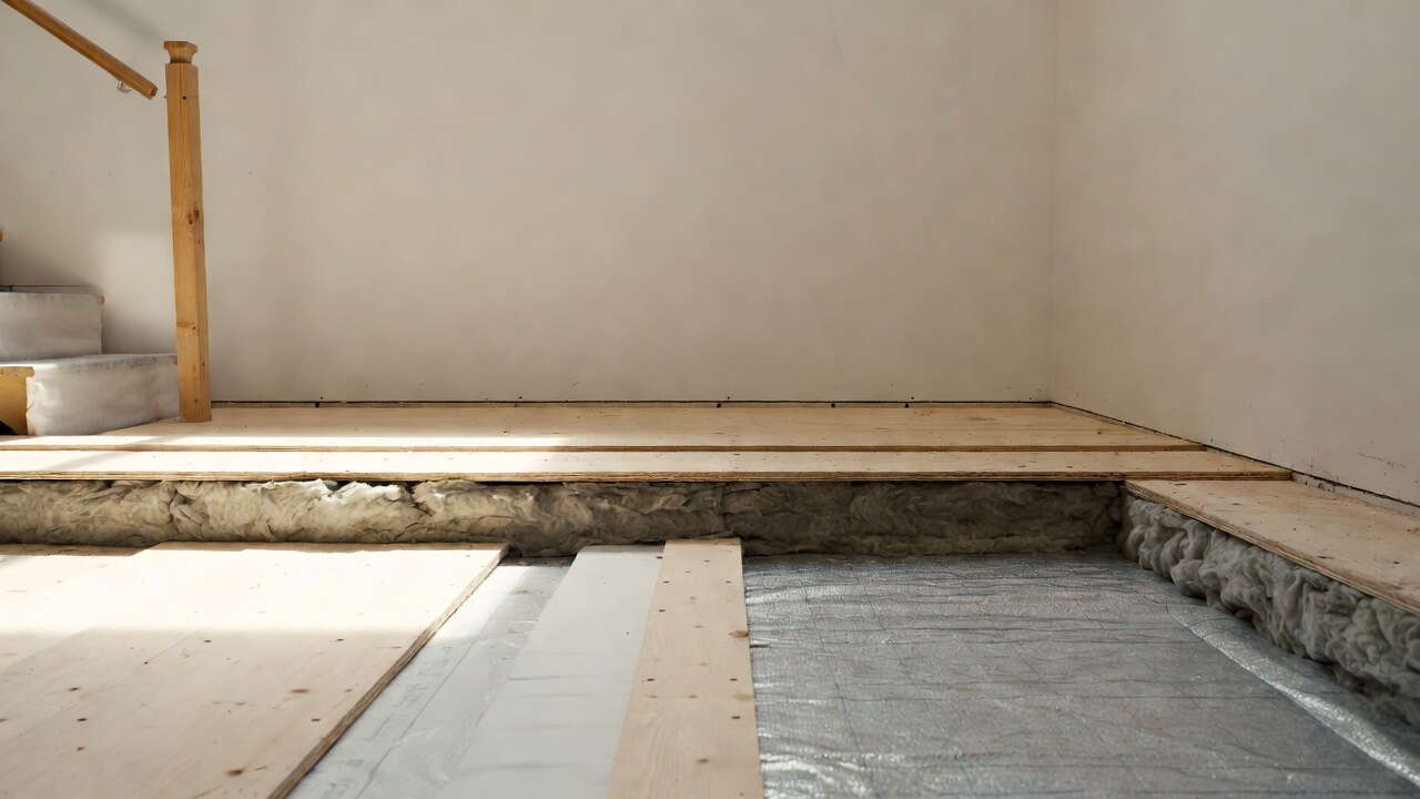 Isoler un sol au dessus de vide